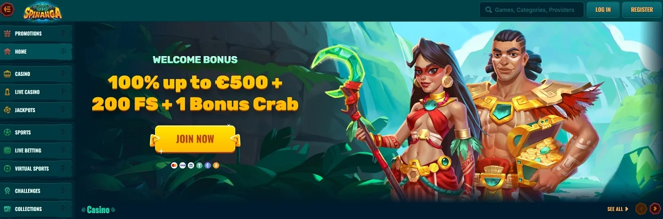 Spinanga strona główna